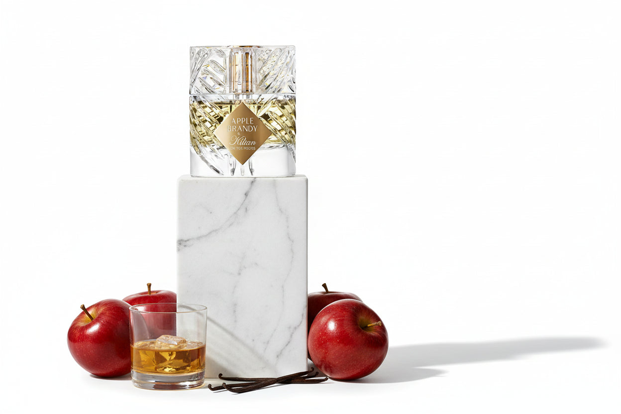 Kilian Apple Brandy on the rocks (decant)