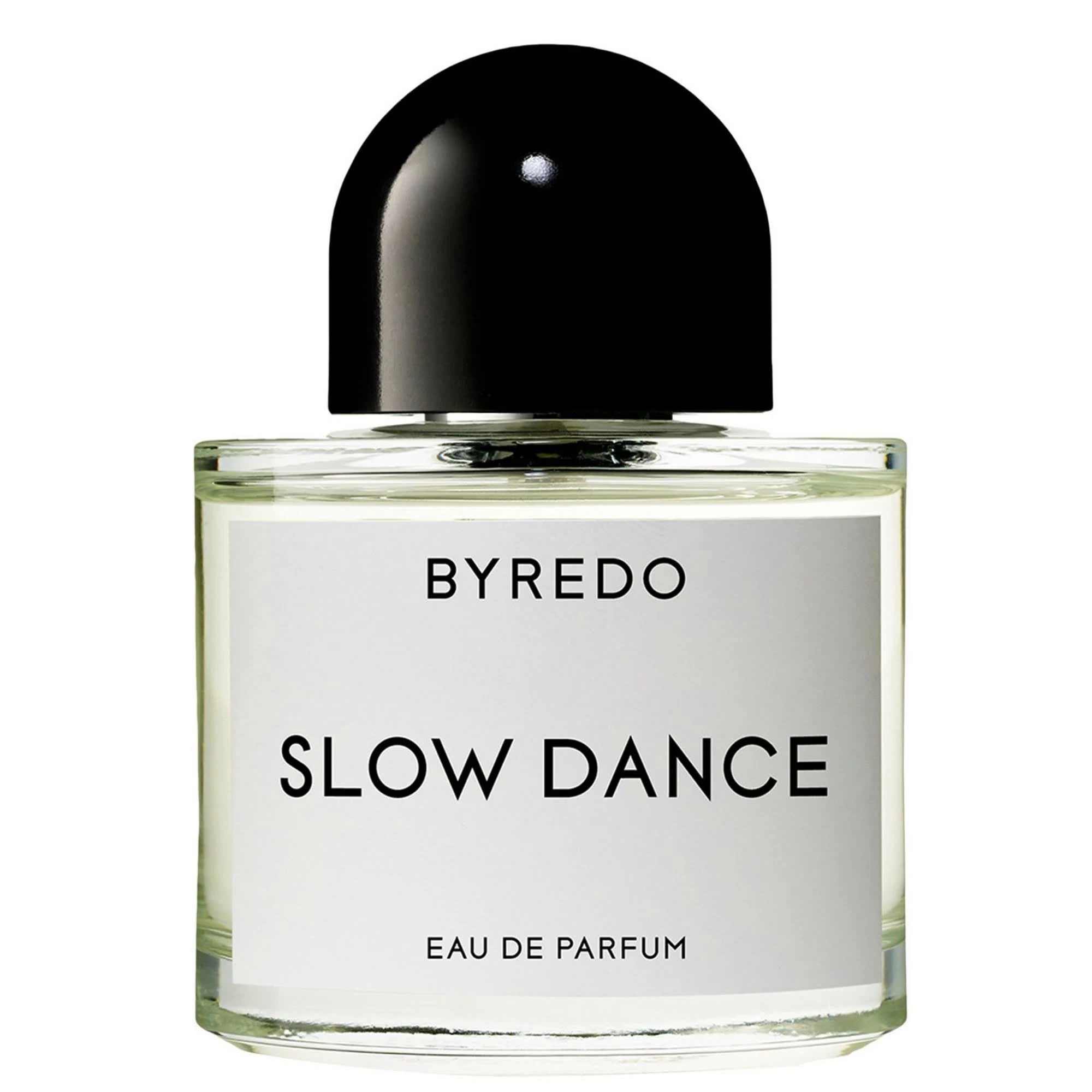 Byredo Slow Dance Eau de Parfum bottle showcasing a sweet and intoxicating smokey fragrance.